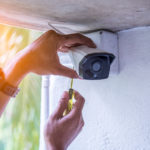 Technician,Installing,Ip,Wireless,Cctv,Camera,By,Screwed,For,Home