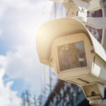 Security,Cctv,Camera,Outside,The,Office,Building ,Surveillance,Camera,Used