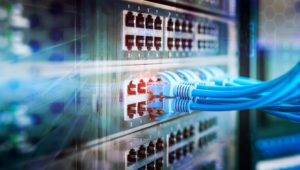 Network,Panel,,Switch,And,Cable,In,Data,Center